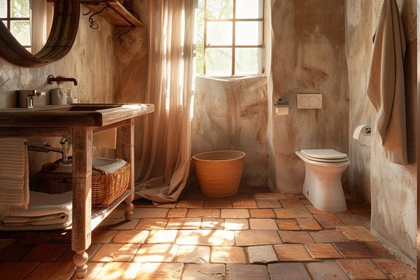 Tomettes salle de bain : charme et durabilité pour vos sols